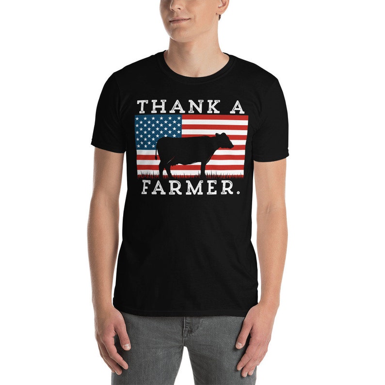 Thank A Farmer Shirt Farmer T-shirt Farmer Gift Gift for | Etsy