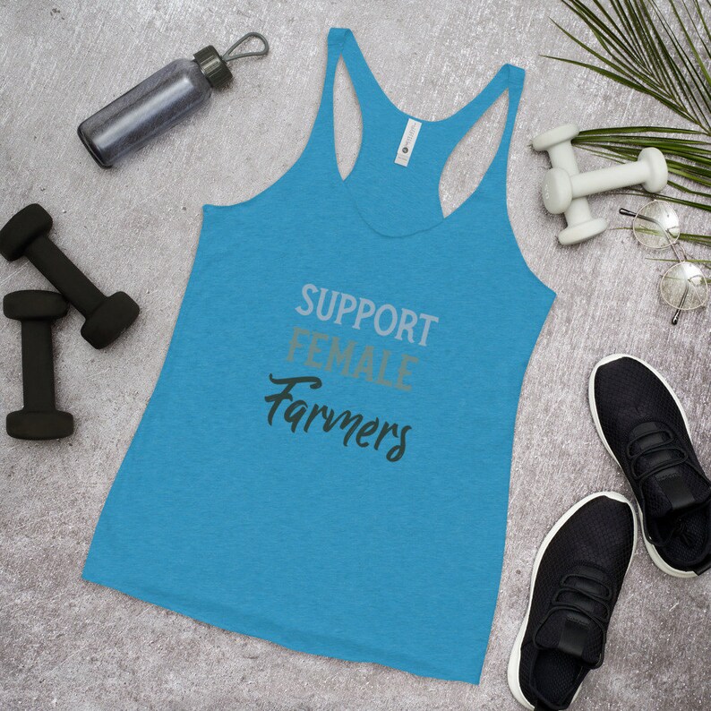 Feminism The Future is Female Farmer Shirt Country Tee Support Female Farmers l Farm Tank Eat Locally Farmers Market Tee l Gift