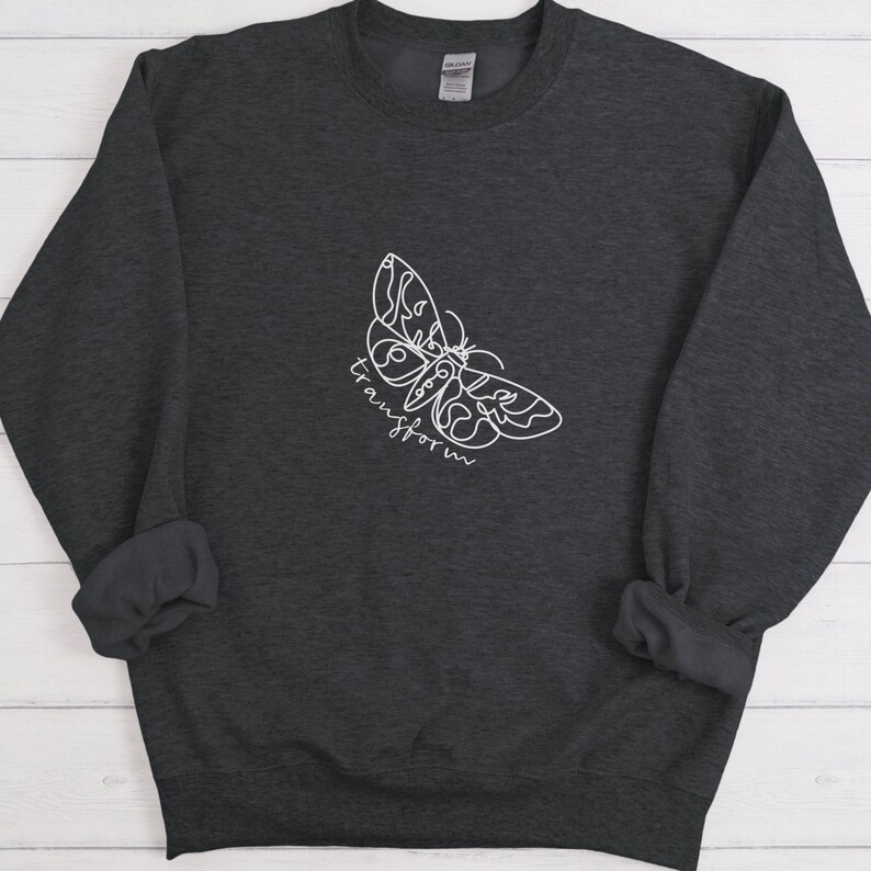 Butterfly Sweatshirt Women Butterfly Aesthetic Clothing Womens Etsy