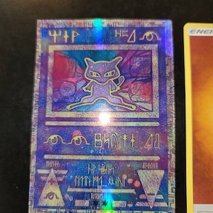 Thai Pokemon Card Shiny Golden Mew Near Mint 25th Anniversary