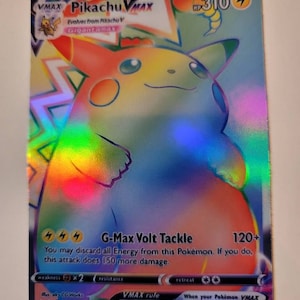 Metal Rainbow Glitter Collectibles, Rainbow Pokemon Cards