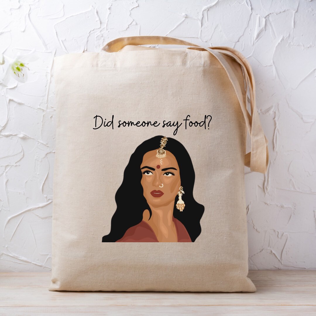 Desi Indian Art Tote Bag Rekha Bag Indian Shopper Cotton - Etsy