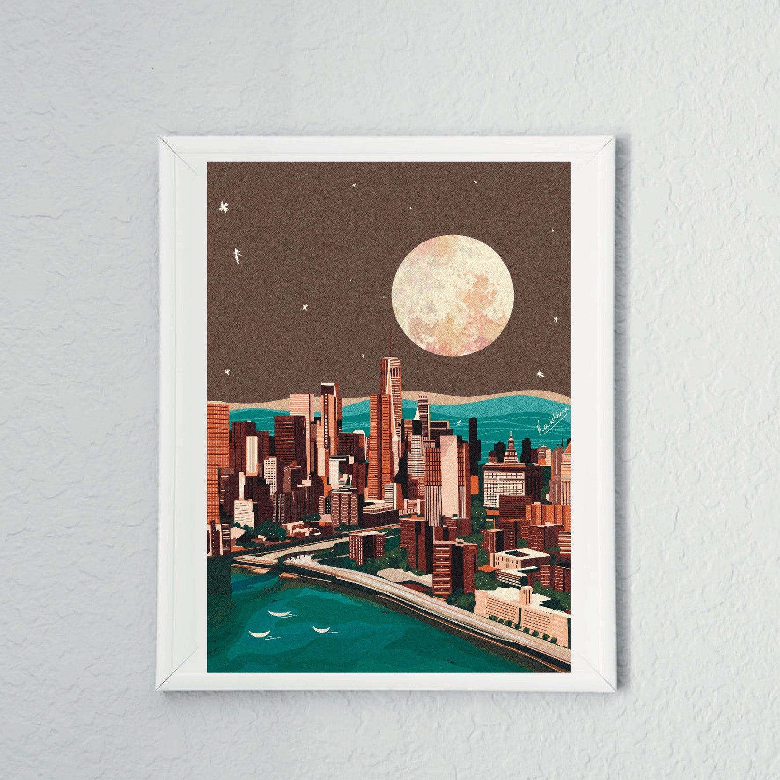 New York Print Wall Decor Art Wall Print Birthday Gifts | Etsy