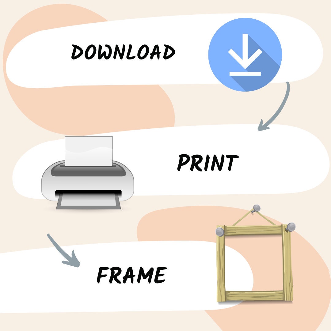 Printable Set of 9 Little Mouse Prints, Cute Animals, Digital Download ...