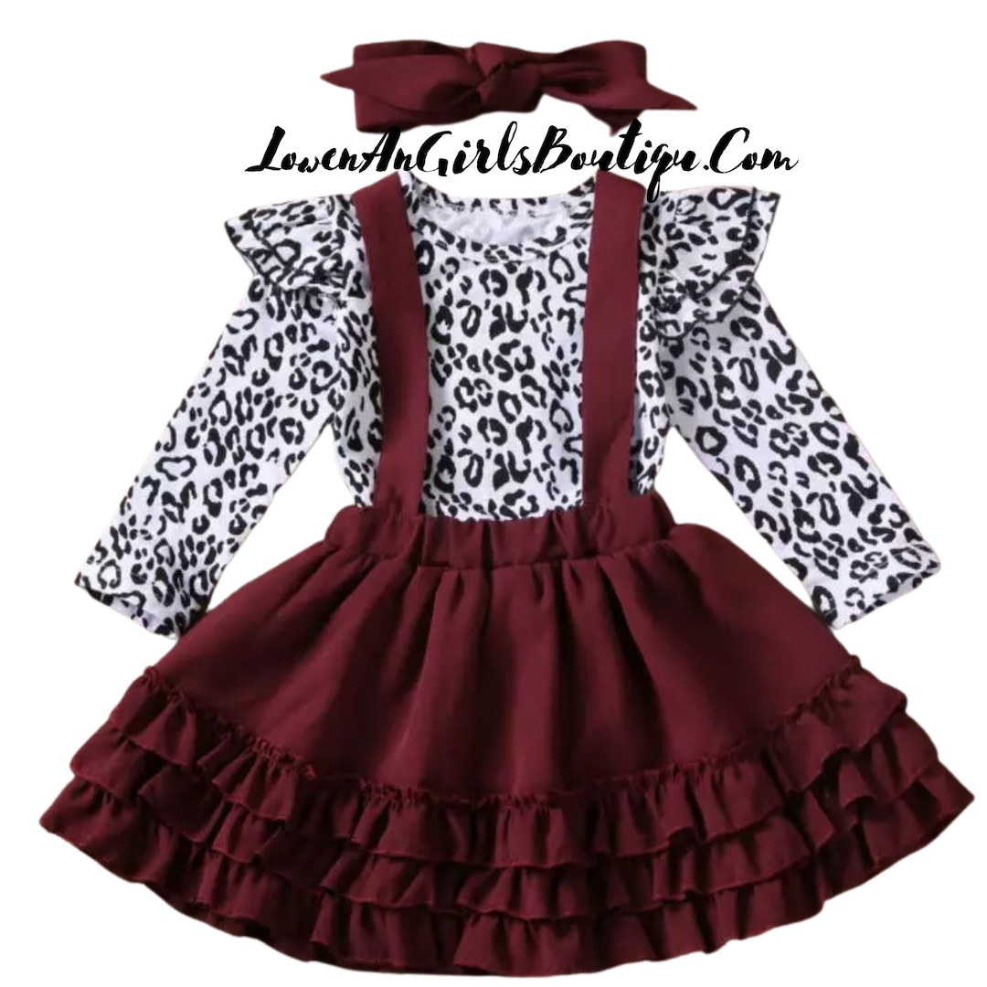 Baby Girl Leopard Outfits Baby Girl Clothes Set Autumn Spring Long ...