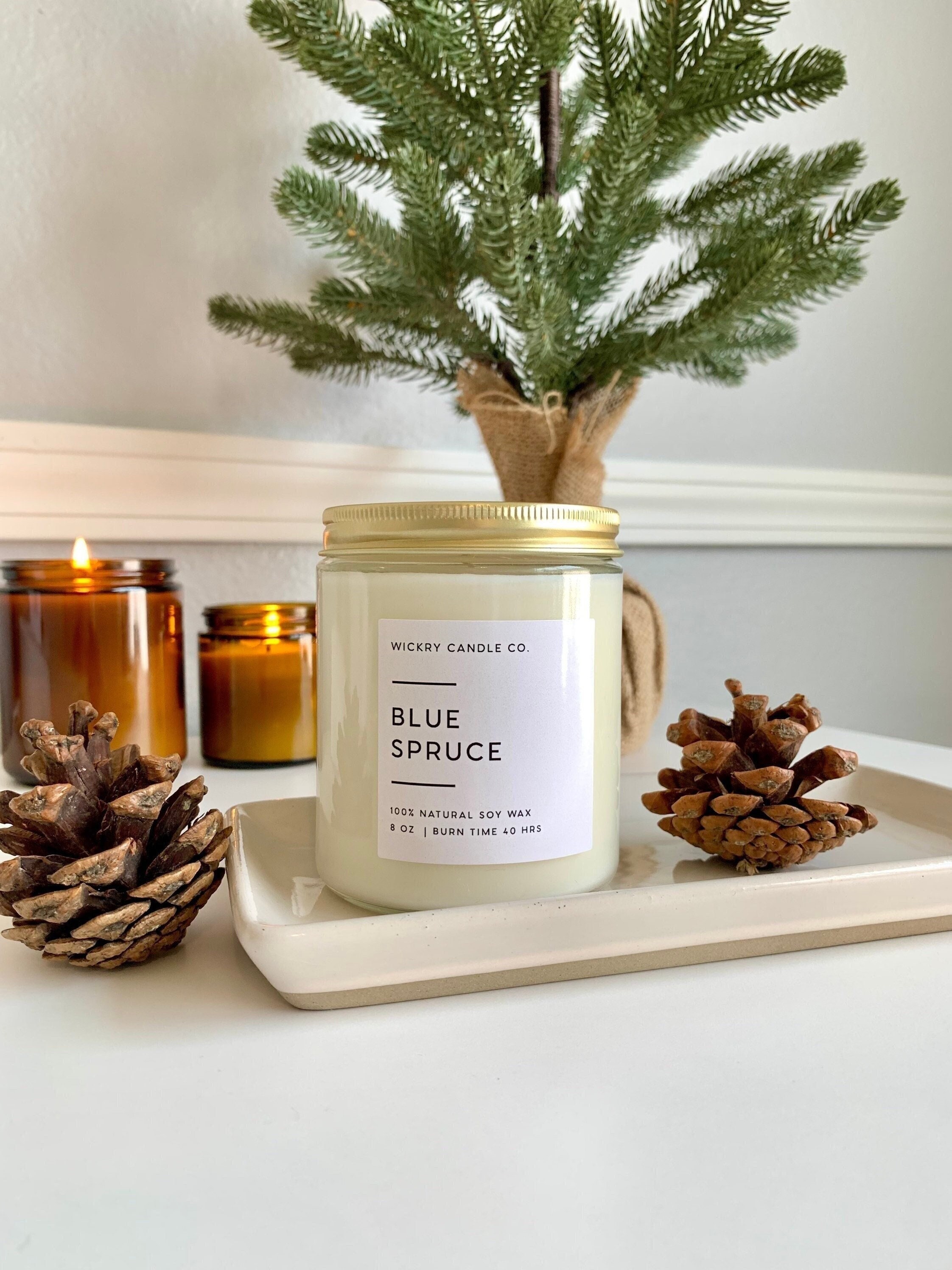 You Are Enchanting Spruce and Fir 8oz Candle