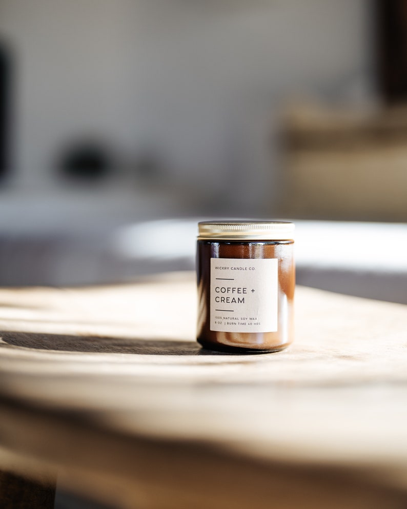WickryCandleCo Coffee Cream Candle