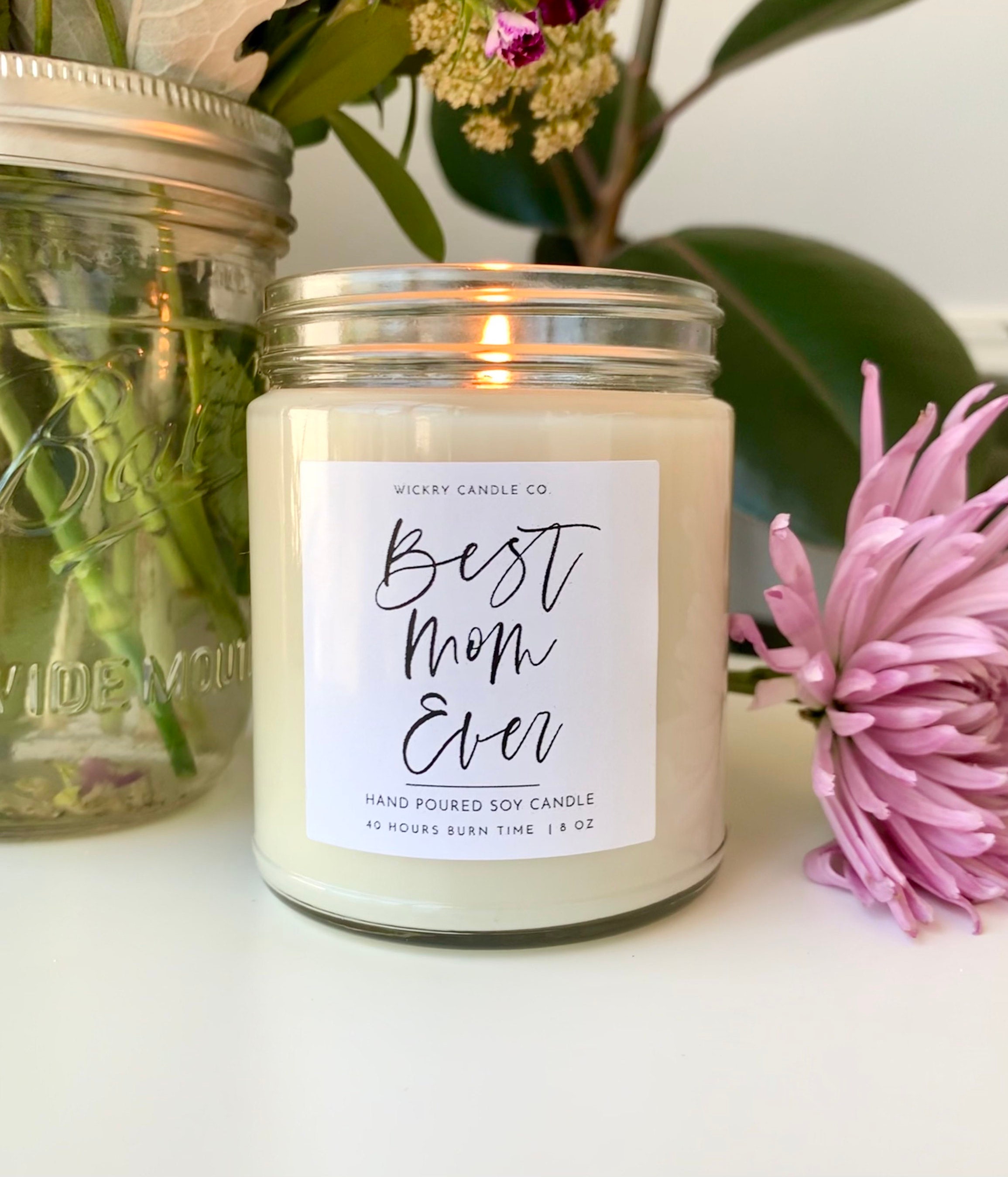 Best Mom Ever Candle Candle for Mom Birthday Gift for Etsy