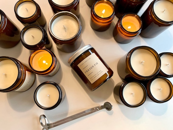 Eco-Friendly Amber Candle Jars Home Decoration Custom Private Labels Luxury  Scented Candles with Gift Box - China Soy Wax Candle with Jars and Scented  Glass Candle in Amber Jar price