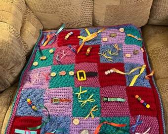 Dementia blanket 23” x 21”