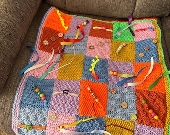 Dementia blanket 23” x 21”