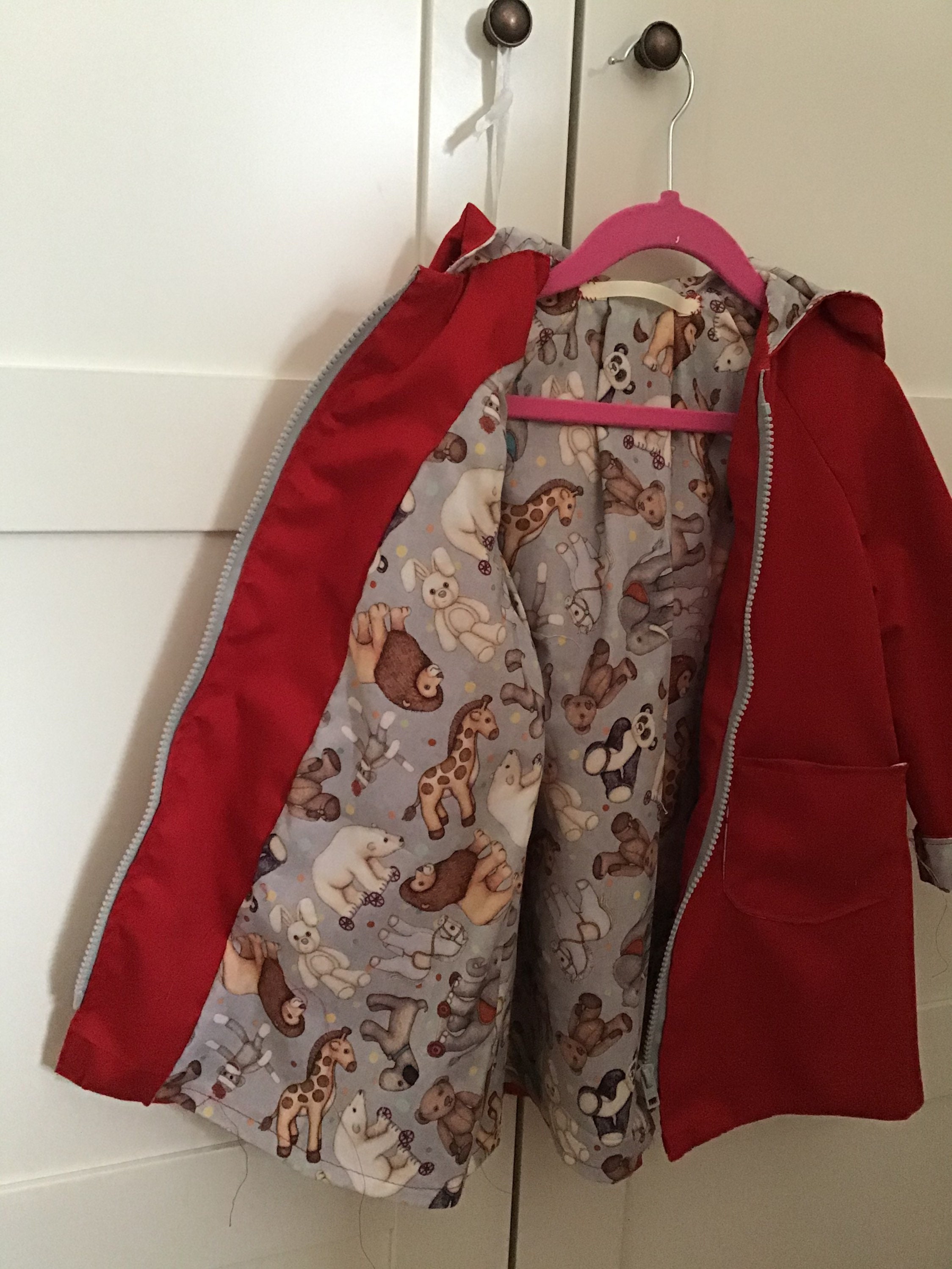 Little Red Riding Hood Coat for Toddler Etsy UK