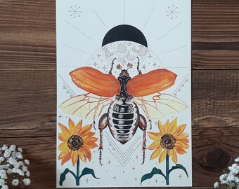 Graphics Sunny Beetle Print Ecru Slavic