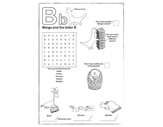 Dinosaur Activity Sheet / Download and print as many times as you like!