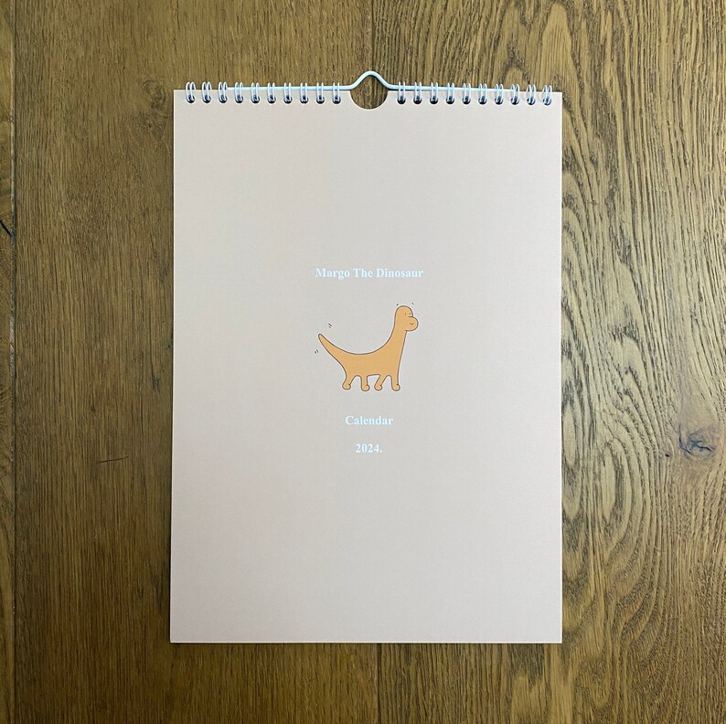 Margo the Dinosaur 2024 Calendar Etsy
