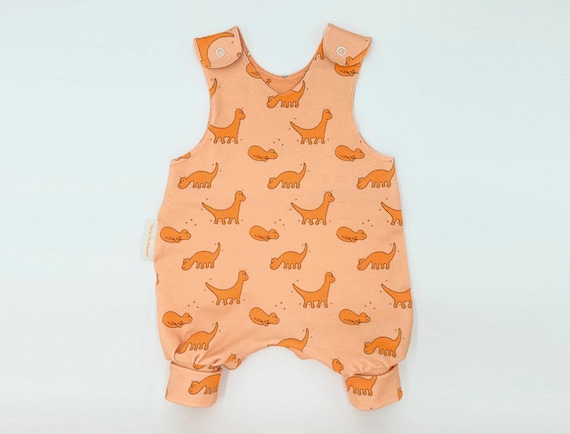 Romper by Margo The Dinosaur (Baby's romper suit in cute printed fabric)