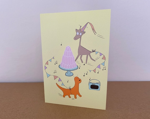 Greetings Card from Margo The Dinosaur
