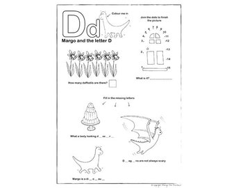 Hoja de actividades de dinosaurios / ¡Descarga e imprime tantas veces como quieras!
