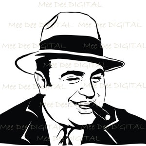 Al capone, SVG Mafia SVG, Al capone art, POP Art, Bound By Honor, Chicaco Art, Al Capone Cut File - Circut, Digitale download