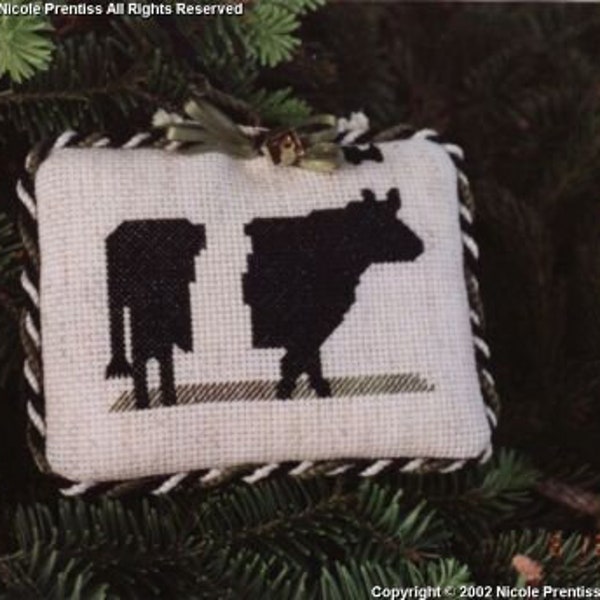 Belted Galloway Ornament