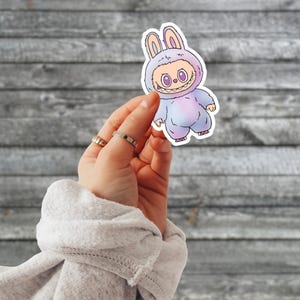 Labubu Luck Kiss-Cut Stickers, Energy Collection, Cute Sticker, Laptop Decal, Water Bottle Sticker, Planner Sticker Pack