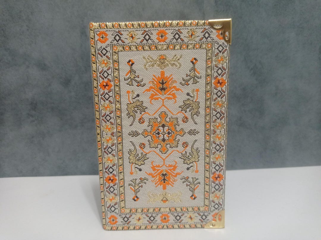 Unique Turkish Carpet Design Notebook,boho Style Pocket Size Planner ...