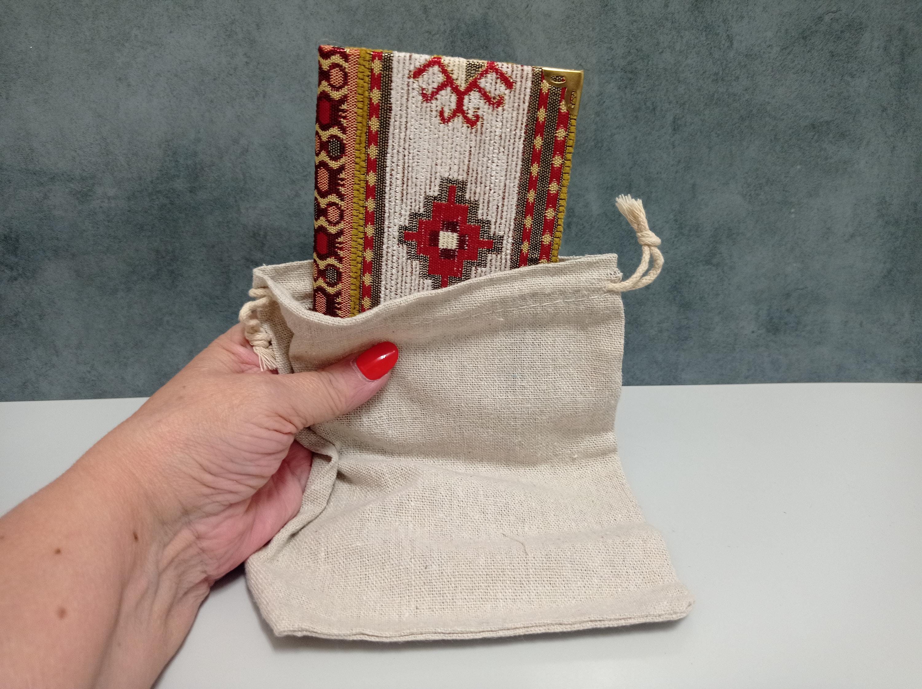 Upholstery Fabric Hardcover Journal,pocket Size Diary