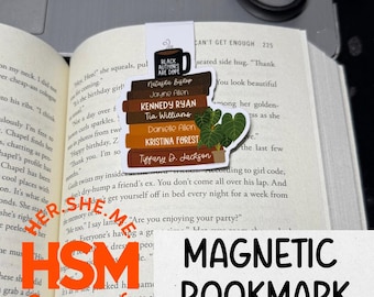 Black Authors Are Dope – Magnetic Bookmark | Kennedy Ryan | bookish gifts | bookmarks |