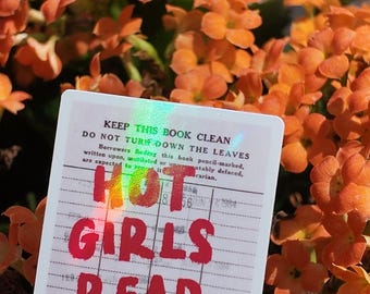 Adesivi per ragazze sexy che leggono libri per donne nere/adesivo in vinile per la lettura/cattiva amante dei libri/regalo per gli amanti dei libri/adesivo impermeabile per diario e laptop