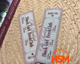 Book club  Black Girl Bookmarks | Reading Accessories for Book Lovers | That Book Girl Aesthetic | Afrocentric Stationery Gift