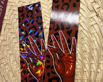 Clock That Glossy Black Girl Bookmarks | Reading Accessories for Book Lovers | That Book Girl Aesthetic | Afrocentric Stationery Gift