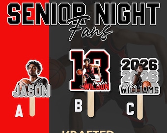 Personalized fan, custom handheld fan, homecoming game fan, sports fan, senior night fan, personalized football fan, basketball game fan