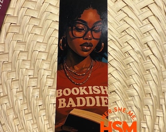 Bookworm  Black Girl Bookmarks | Reading Accessories for Book Lovers | That Book Girl Aesthetic | Afrocentric Stationery Gift