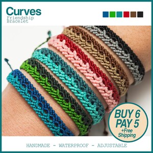 6Stk Boho Schütte, viele Armbänder, Bündel Verkäufe, Großkauf, Verkäufer Großverkauf, Großfreundschaftsarmband, Großhandelsmakrameearmband, Jeden Tag