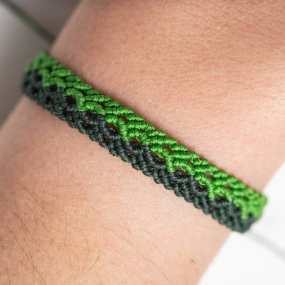 Green Bracelet Women St Patricks Day Gift Friendship Bracelet