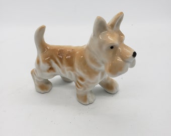 Vintage porcelain Scottish terrier made in Japan