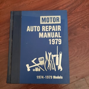 Manual de reparo de automóveis de 1979, modelos 1974-1979