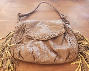 Vintage Billabong Australia Fringe Faux Leather Boho Bag Etsy