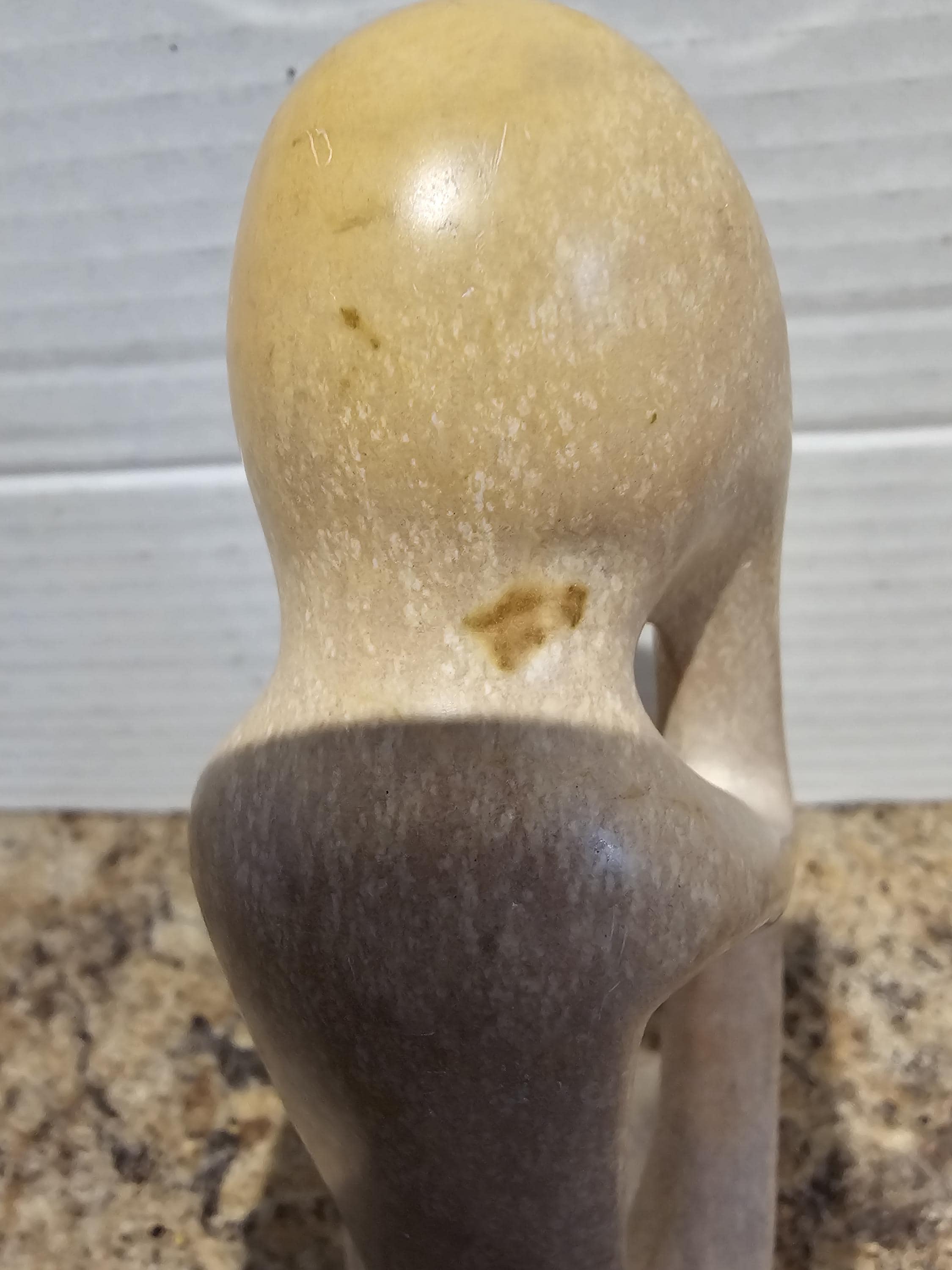 ビンテージのソープストーン彫刻。考える男性。6.5 インチ - Etsy 日本