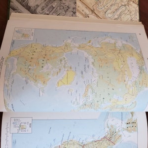 1965 Goode's World Atlas Rand Mcnally 12th Edition - Etsy