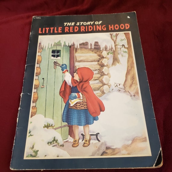 1941 La historia de Caperucita Roja. Grande de lados suaves - Etsy España 1941 La historia de Caperucita Roja. Grande de lados suaves - Etsy España