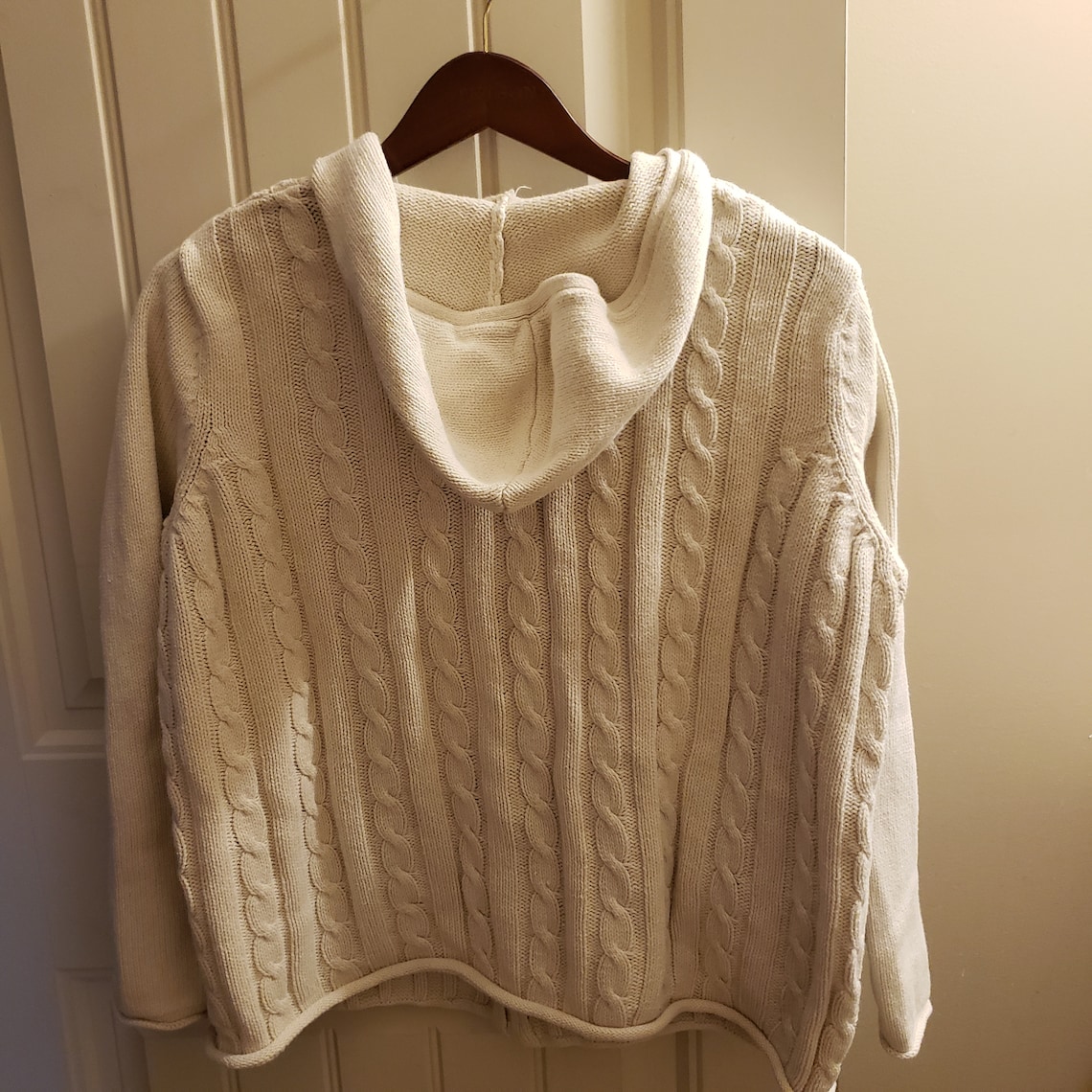 Vintage Cotton Ginny Plus Knitted Hoodie Etsy