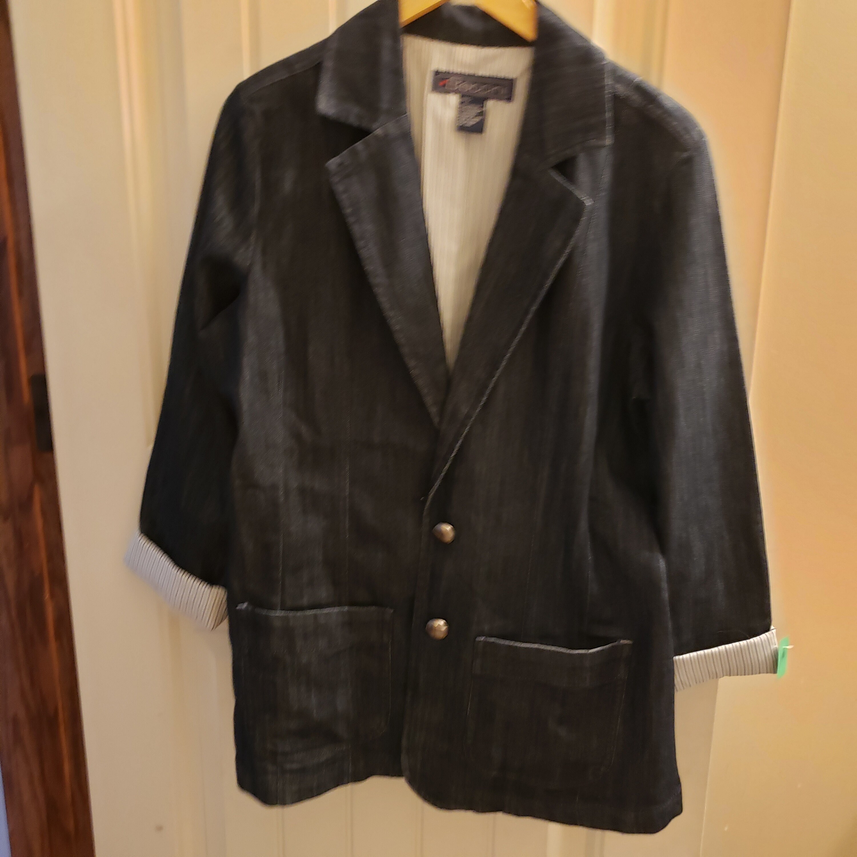 Vintage Baccini Ladies Denim Jacket 