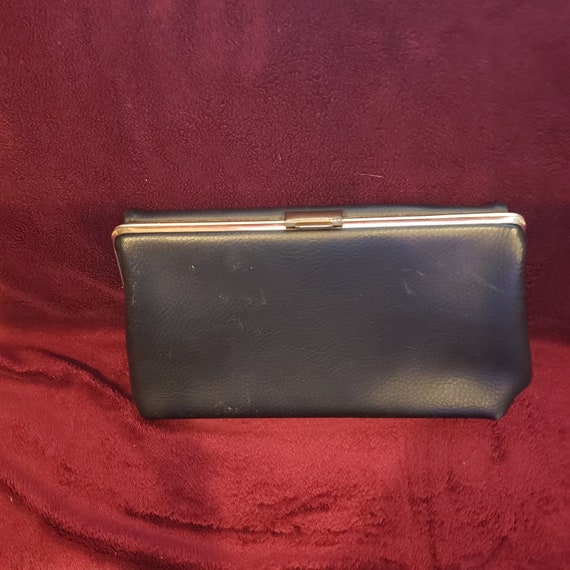 Vintage Navy Man Made Leather Look Clutch Made in USA - Etsy