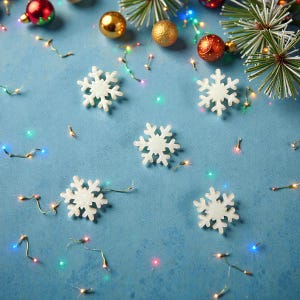 COE 90-96 Snowy Snowflakes .6”