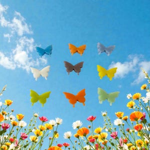 COE 96 Butterflies .5" - Bag of 10