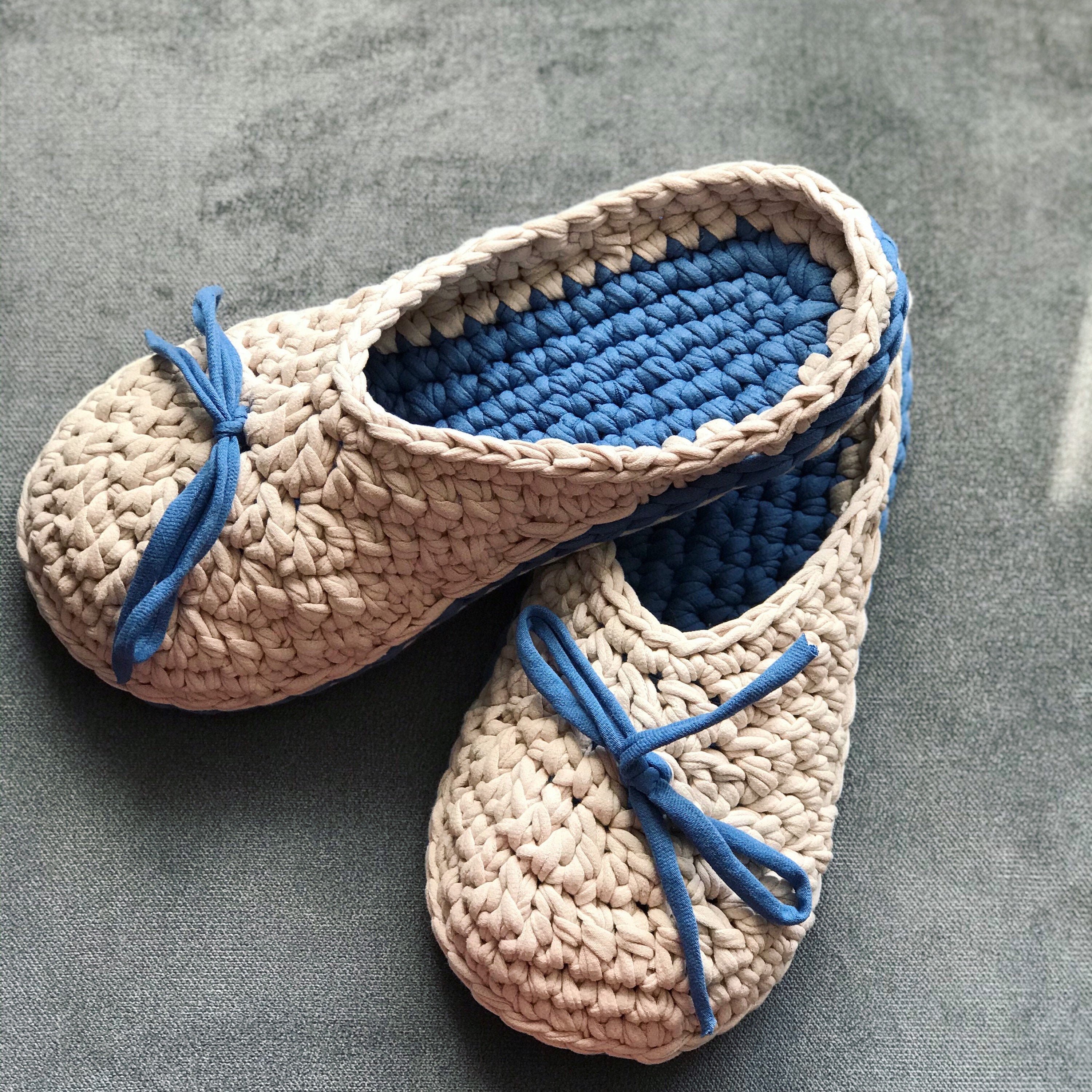 Crochet Flat Shoes Knitted Crocs Pink Slippers Bedroom Etsy