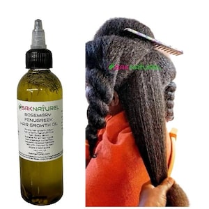 ROSEMARY FENUGREEK herbal hair growth oil, Ayurverdic Hair growth oil - Hibiscus ROSEMARY Hair growth oil - Indian Hair Growth oil Long Hair
