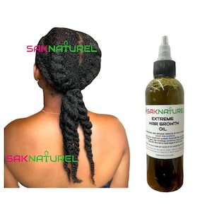 EXTREME herbal hair growth oil, Ayurverdic Hair growth oil - Hibiscus Hair growth oil - Indian Hair Growth oil- Long Hair