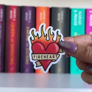 Fireheart sticker | Throne of Glass sticker | Kindle Sticker